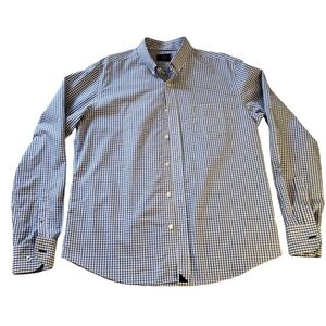 Untuckit Mens Large Plaid Button Down Longsleeve Shirt Easy Care
